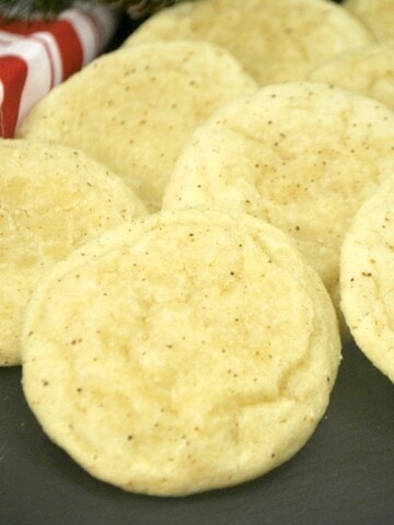 These eggnog cookies are so good! I've heard it said that you either hate eggnog or you love it. Which side are you on?