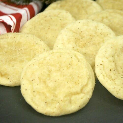 These eggnog cookies are so good! I've heard it said that you either hate eggnog or you love it. Which side are you on?