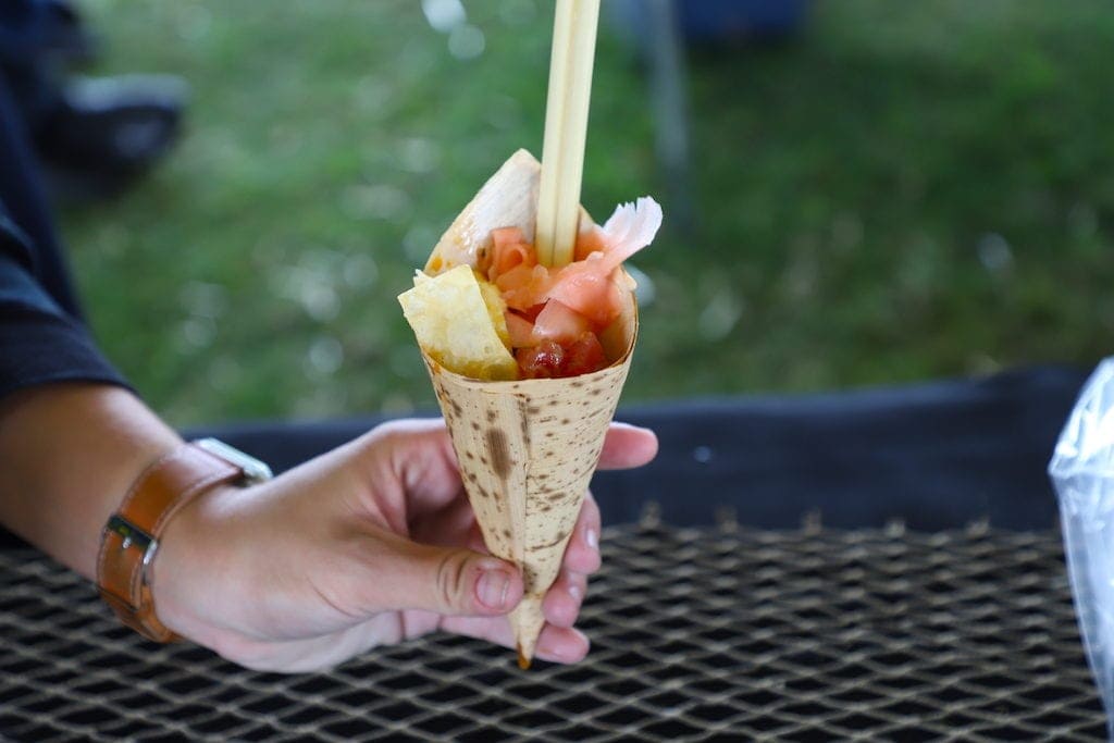 tuna appetizer cone