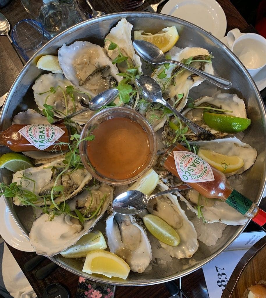 Guinness draught is best enjoyed at Guinness Storehouse, its Dublin home. Explore the history and flavor of Guinness draught at this iconic Dublin brewery, preferably with these oysters!