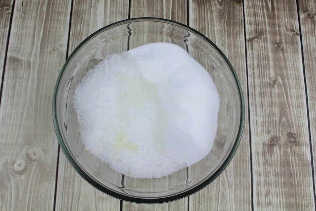 I am in love with this recipe for Lavender bath salts.