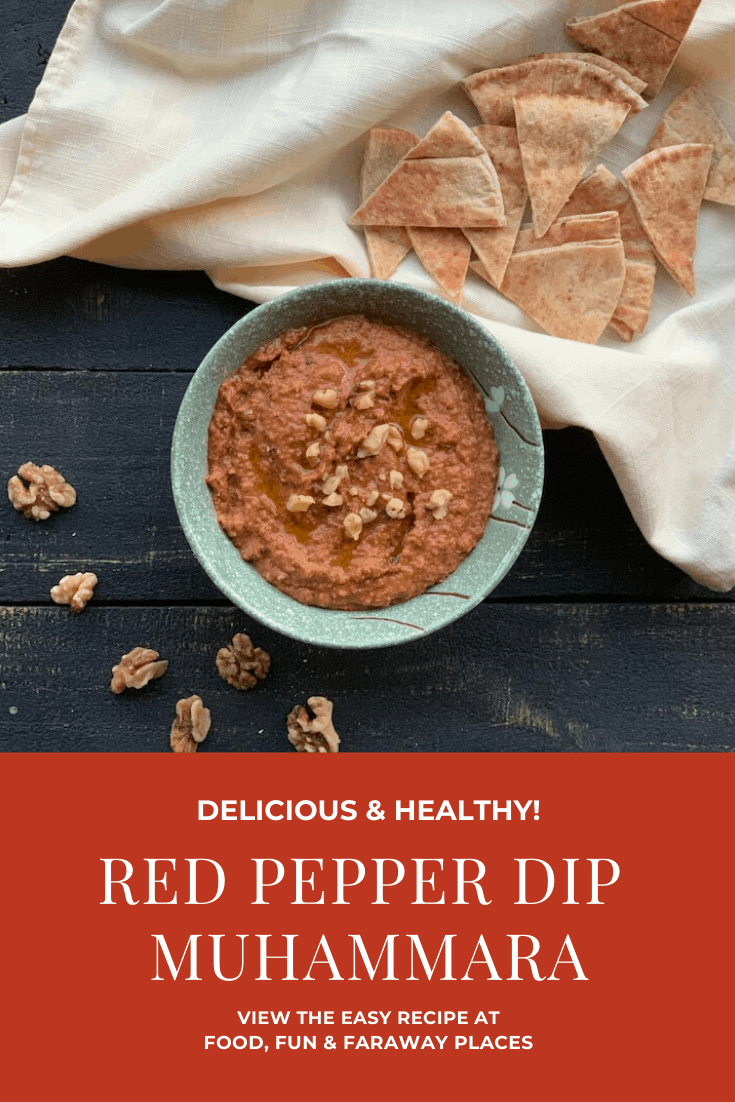 I'm finally sharing the red pepper dip recipe I fell in love with while I was in Jordan. Such a simple recipe, but so full of flavor and nutrition!