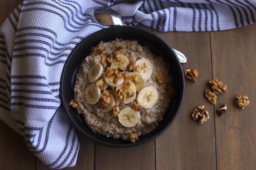 banana nut oatmeal