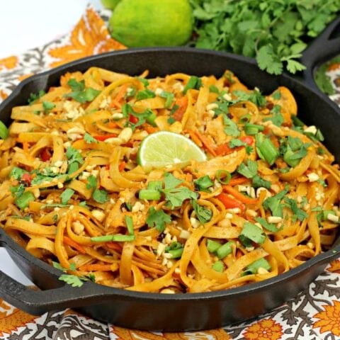 Having a pad Thai noodle recipe in your arsenal of easy meals means you can make something delicious and different when your family gets bored with everyday dinner recipes.