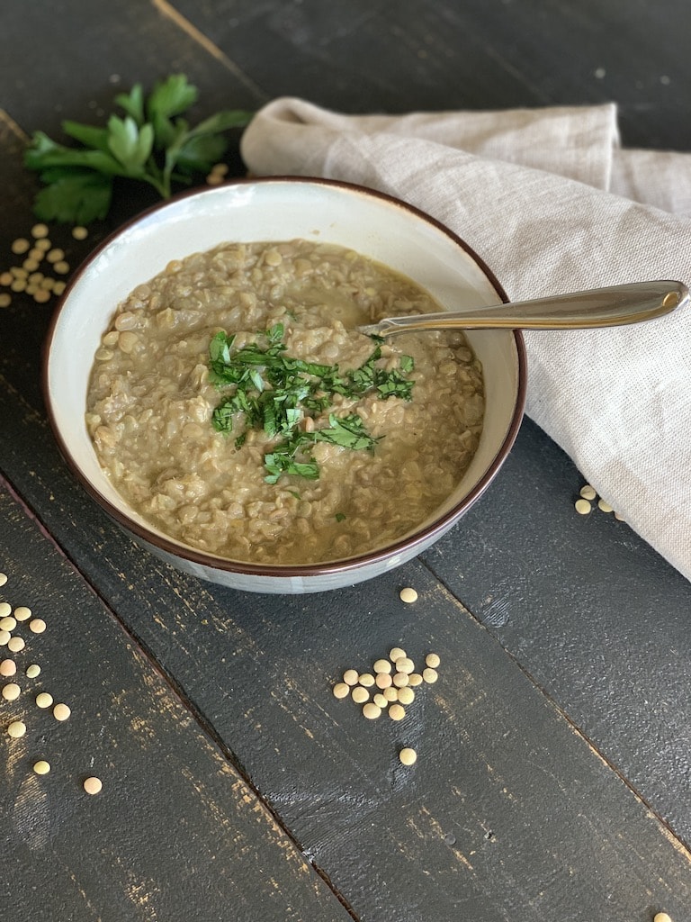 Lentil stew is so good for you, and when it's this delicious, you just can't do better for comfort food.