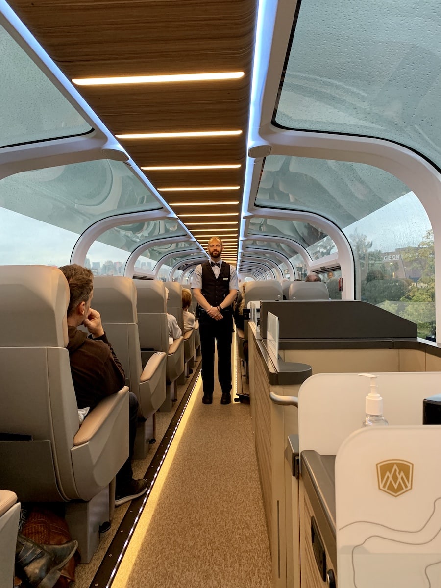 Rocky Mountaineer host