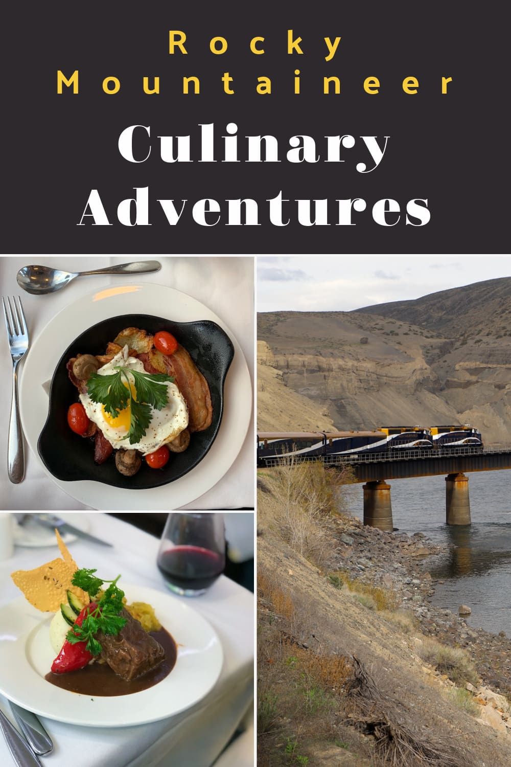 Rocky Mountaineer Canada Culinary Adventures are always exceptional.
