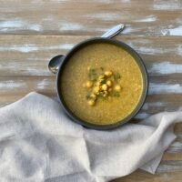 This vegan cauliflower soup recipe is so good, and using my slow cooker means less time in the kitchen!
