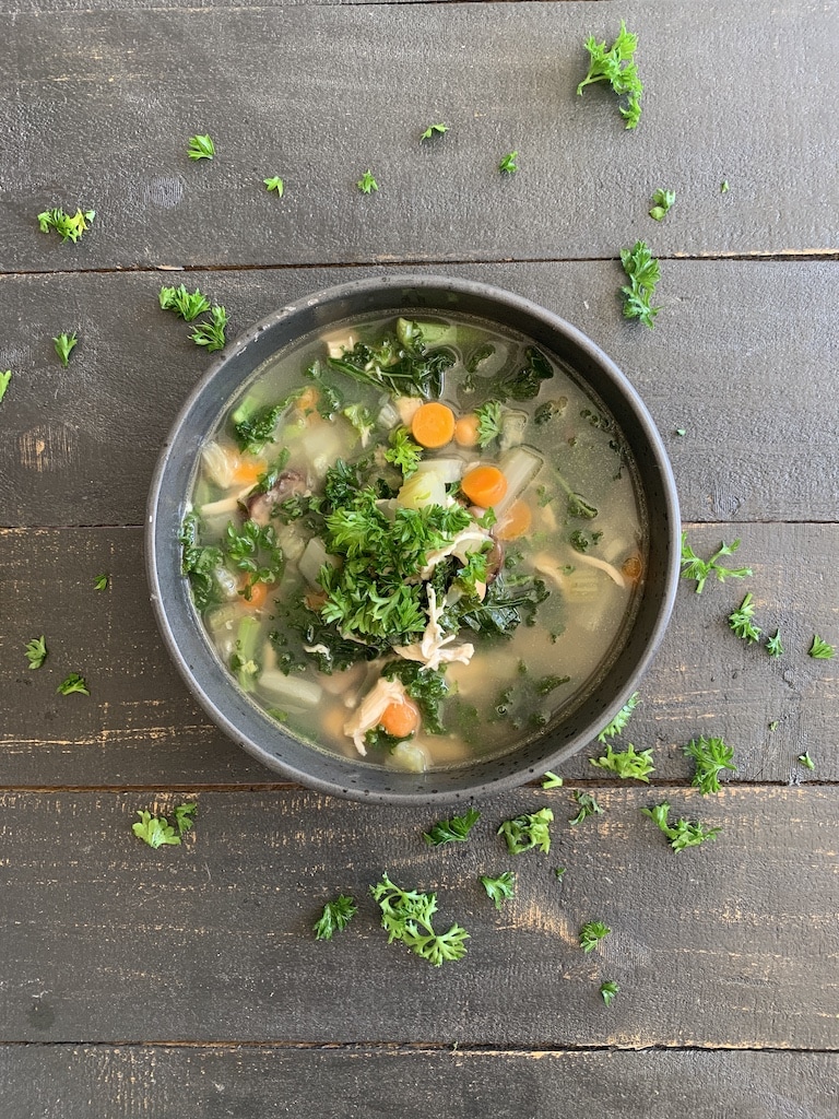 This immune boosting soup recipe has been in my folder of things to make for two solid years, so I decided last week it was about time to make it.