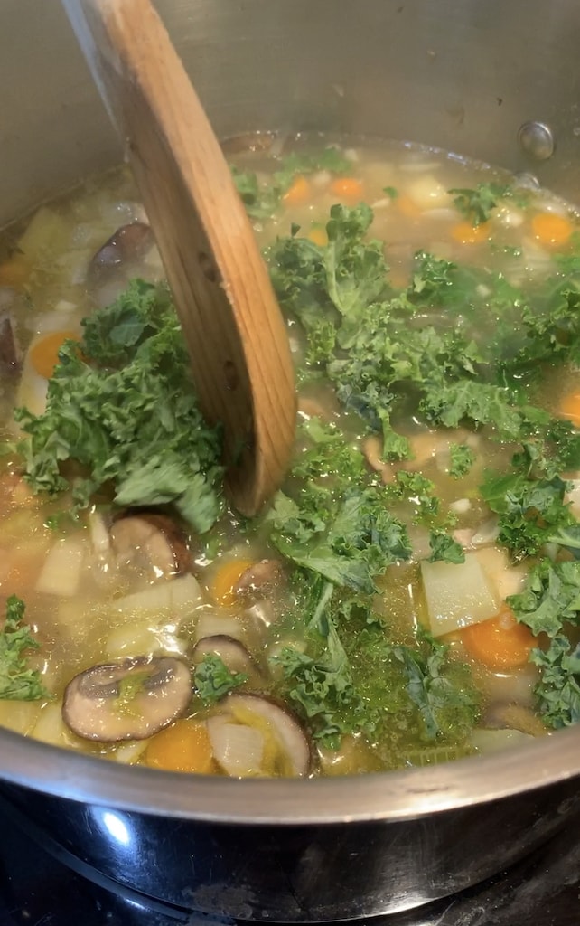 This immune boosting soup recipe has been in my folder of things to make for two solid years, so I decided last week it was about time to make it.
