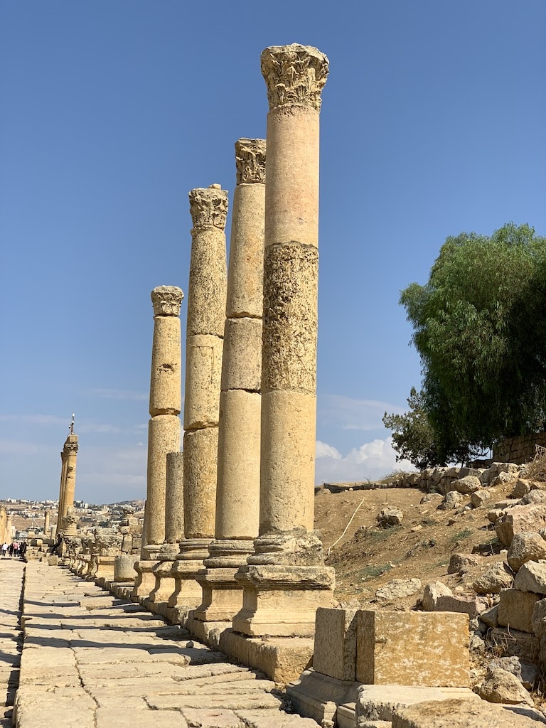 The Jerash ruins in Jordan is a must when visiting the Hashemite Kingdom of Jordan. 