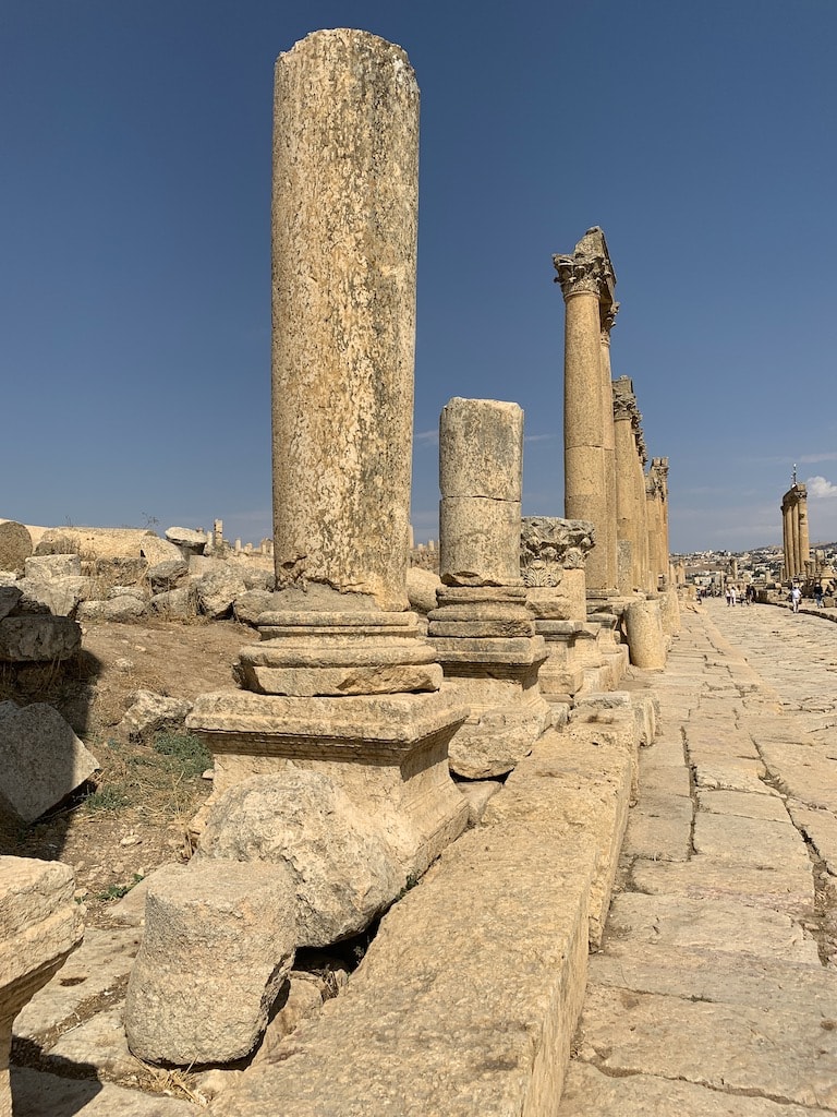 The Jerash ruins in Jordan is a must when visiting the Hashemite Kingdom of Jordan. 