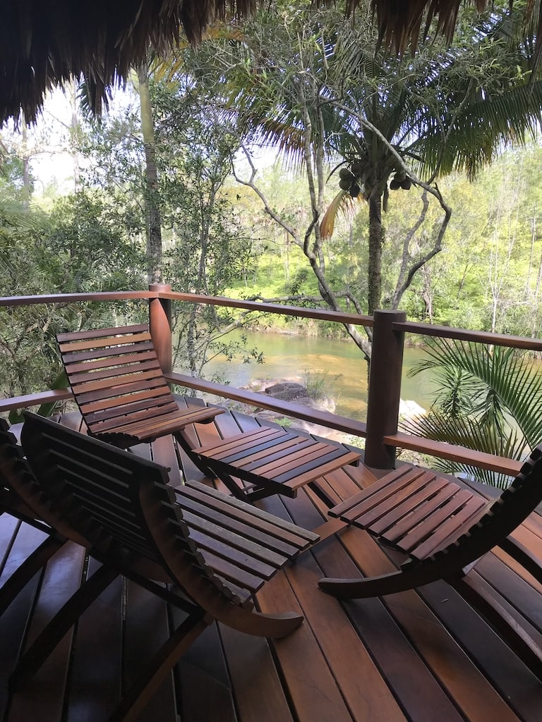 Blancaneaux Lodge porch