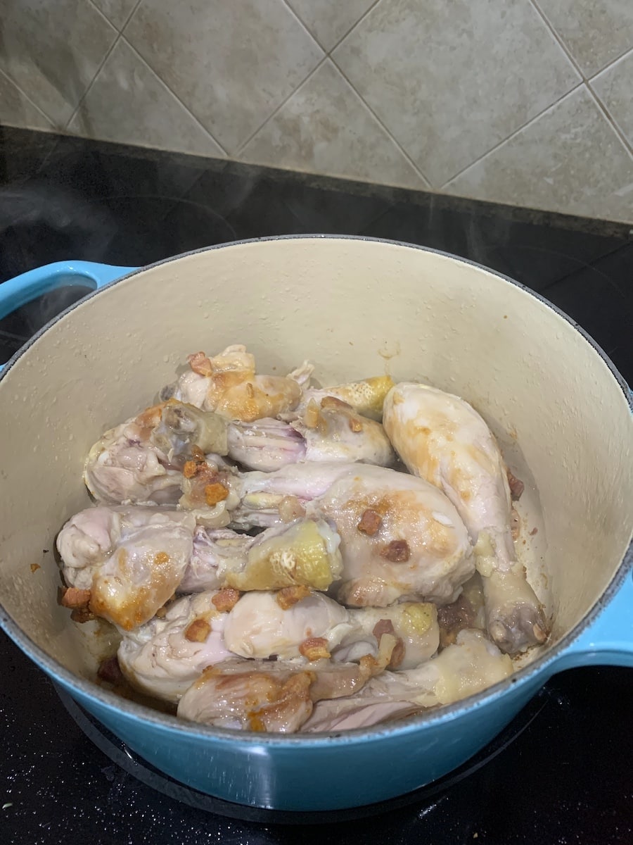 chicken stew preparation