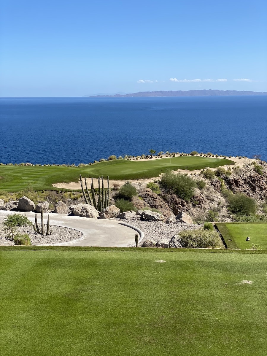 Golf course in Mexico.