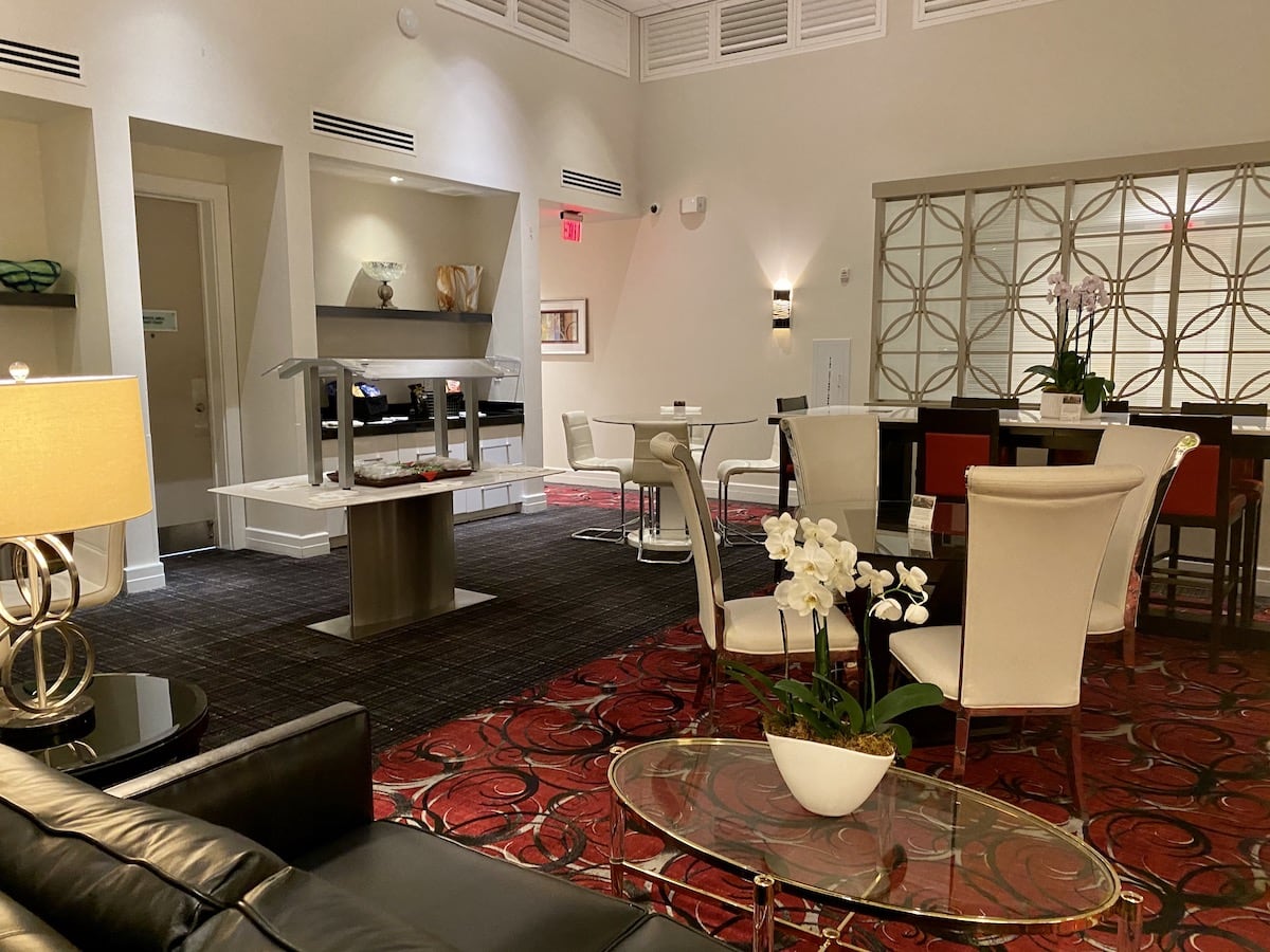 club level lounge at luxury hotel naples florida