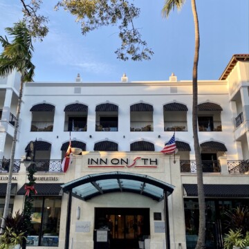 front of inn on fifth luxury hotel Naples florida