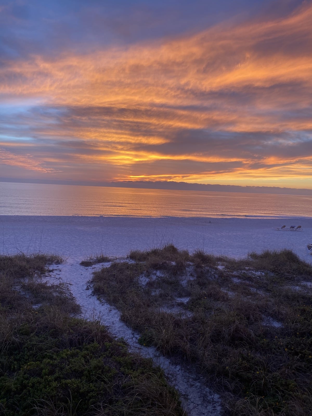 Sunset at Mainsail Beach Inn Anna Maria Island Beaches.