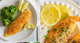 Three different preparations of tilapia for Pinterest image.