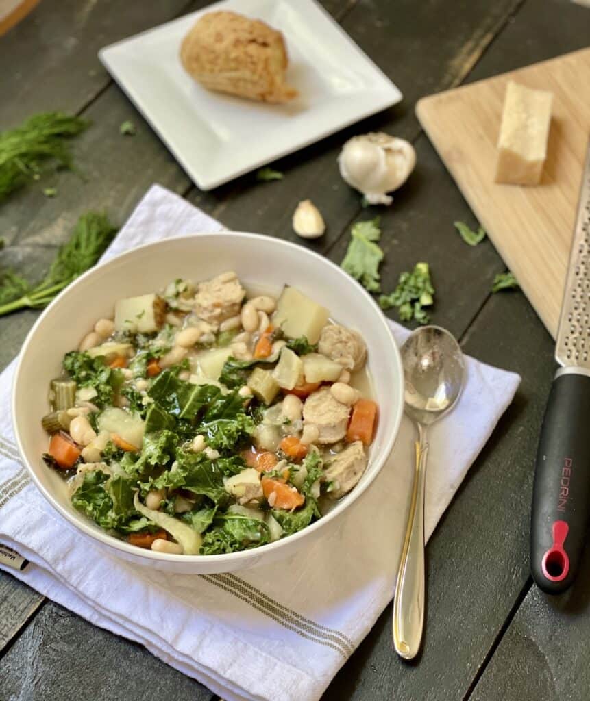 Chicken Sausage Kale White Bean Soup Food Fun & Faraway Places