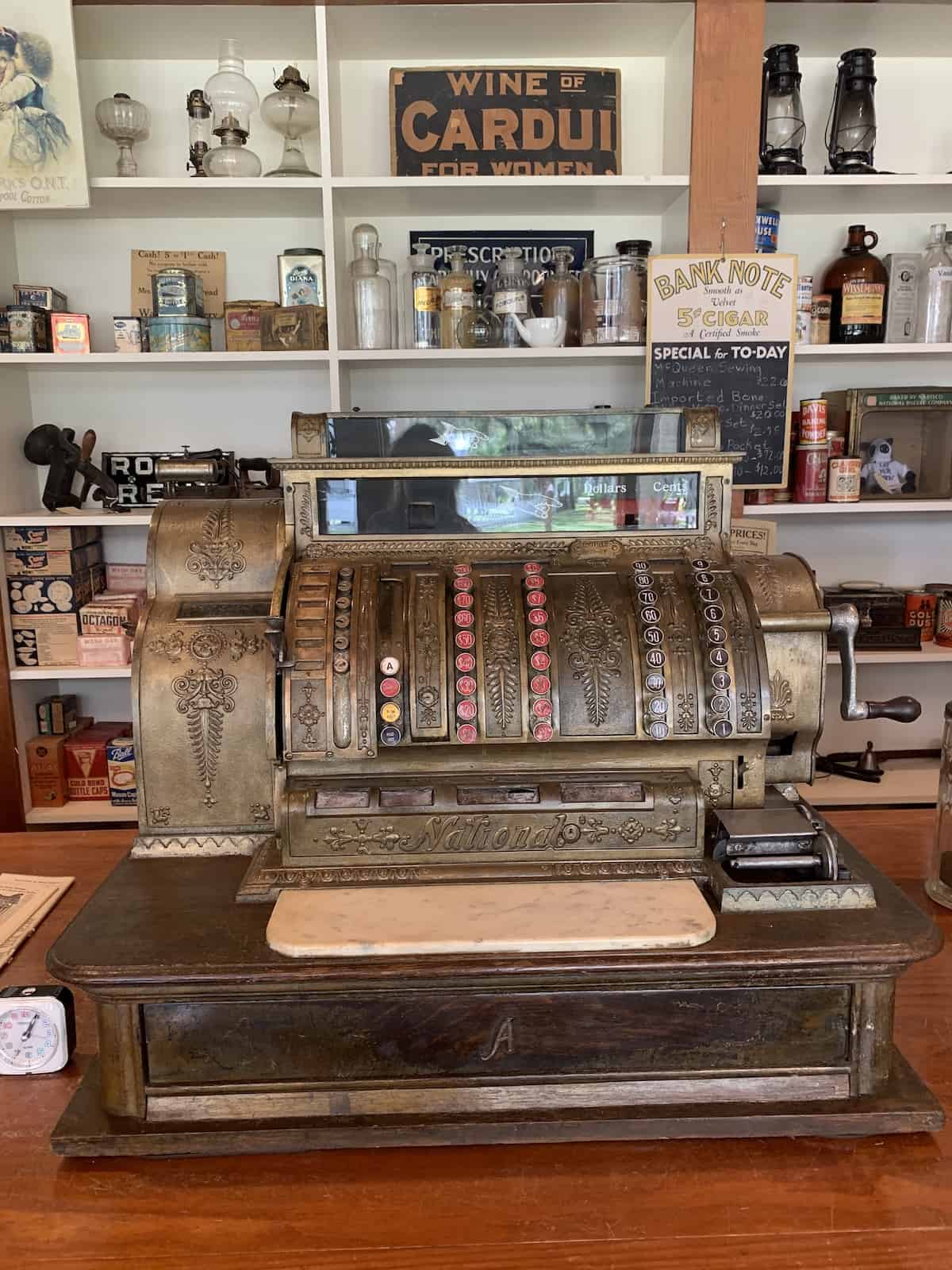 Old general store at Manatee Historical Park.