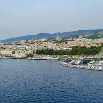 Costa Smeralda cruise in Messina Italy.