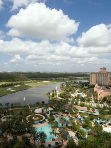 Aerial photo of Orlando Florida.