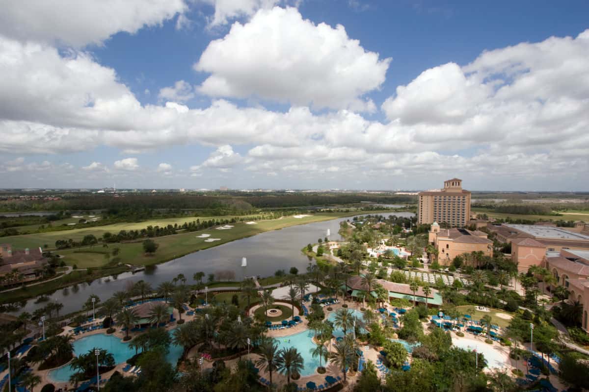 Aerial photo of Orlando Florida.