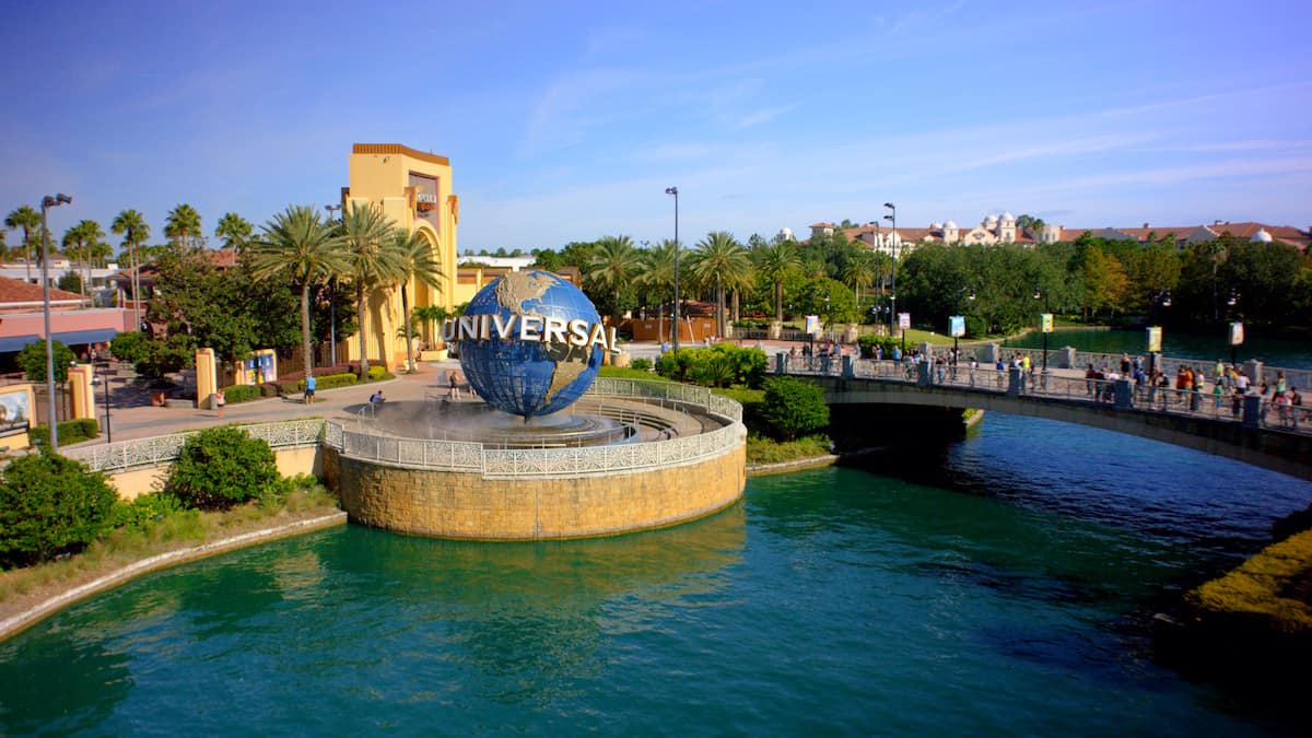 Universal Globe in Orlando Florida.