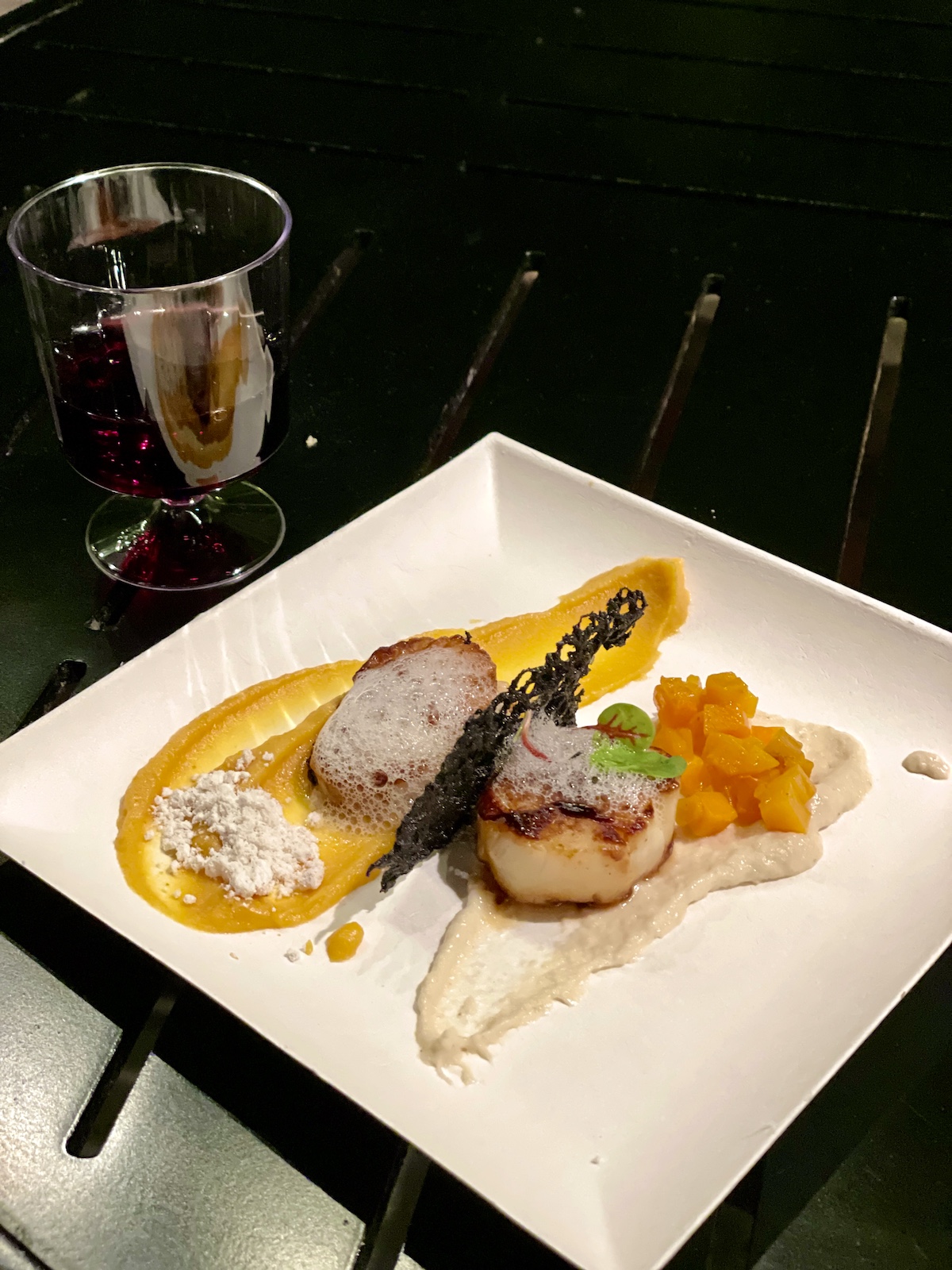 Scallops at Epcot Festival of the Arts 2022.