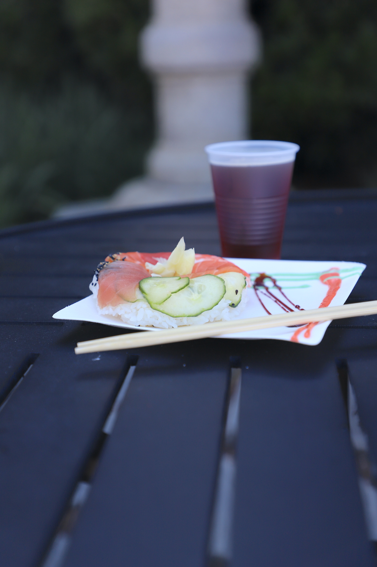 Sushi donut at Epcot Festival of the Arts 2022.