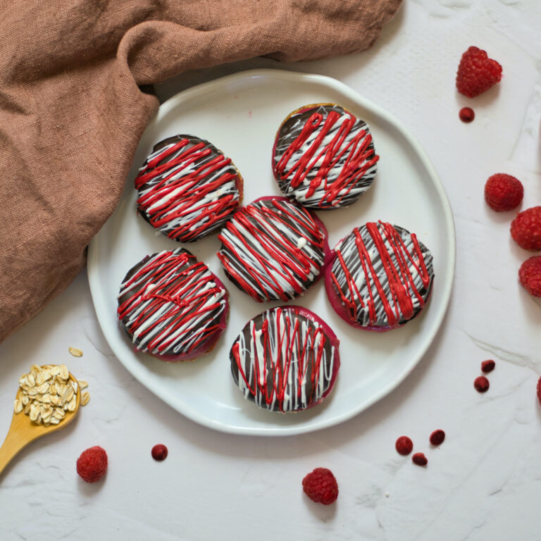 Raspberry and Chocolate Cookies