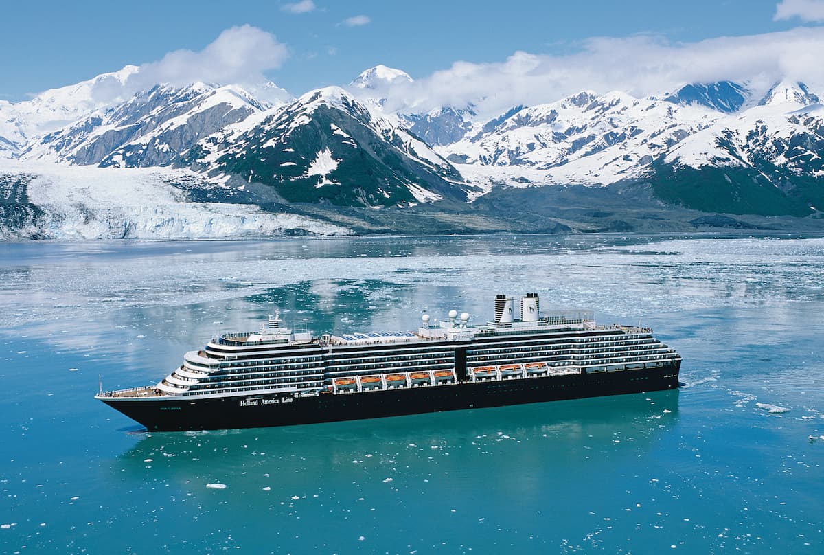 Holland America Cruise ship in Alaska.