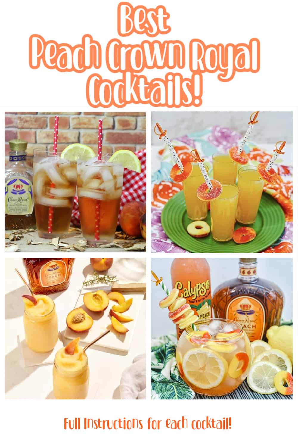 11 Best Crown Peach Mixed Drinks Food Fun & Faraway Places