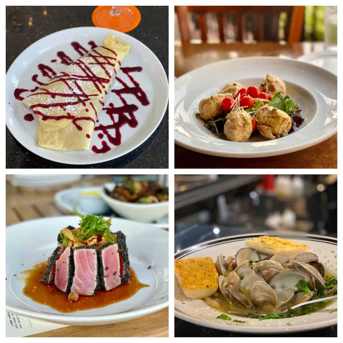 Collage of Bradenton Restaurants.