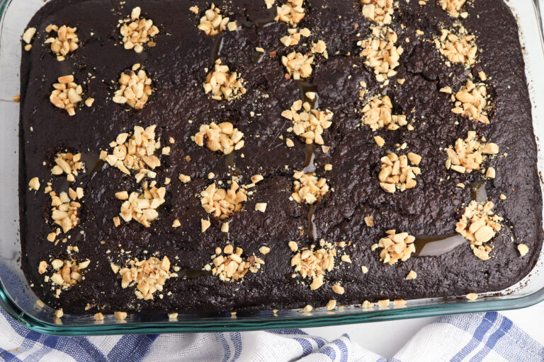 Easy Snickers Poke Cake Food Fun Faraway Places