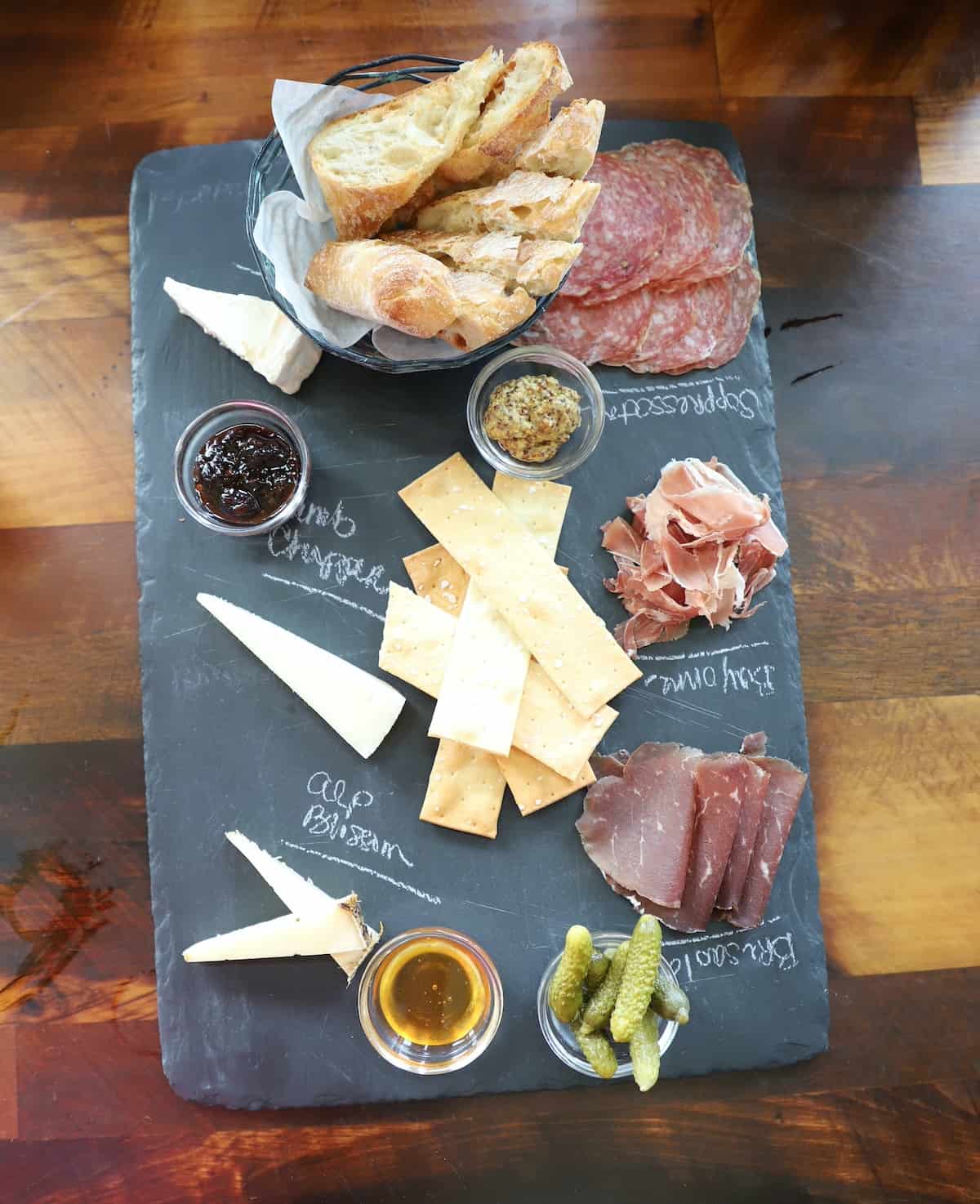 Charcuterie board.