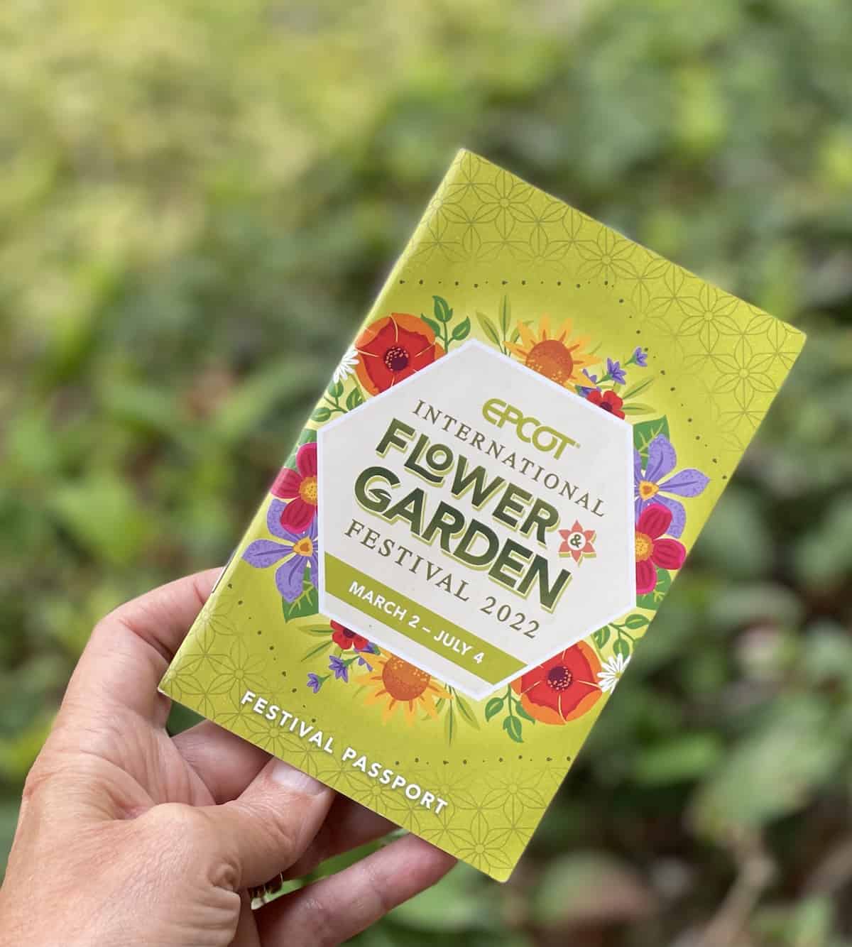 EPCOT Flower and Garden Festival 2022 booklet
