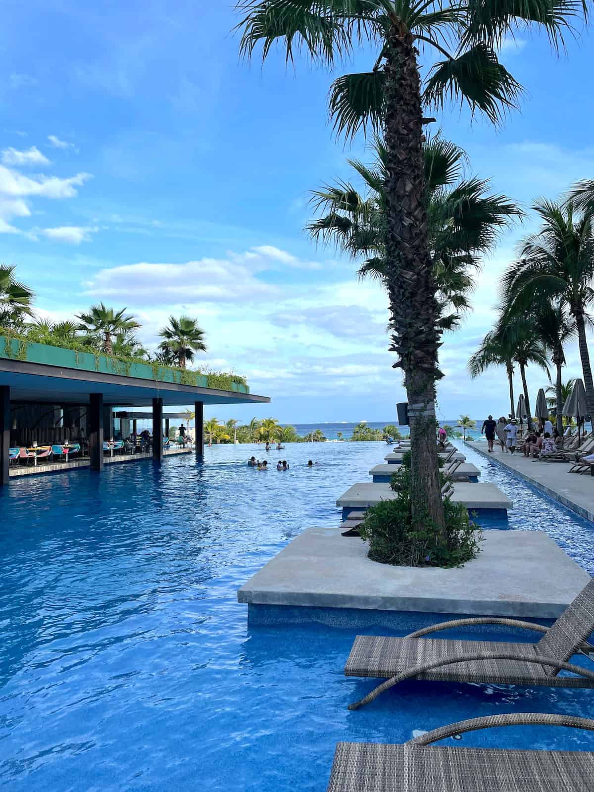 Main pool at Hotel Xcaret Mexico.