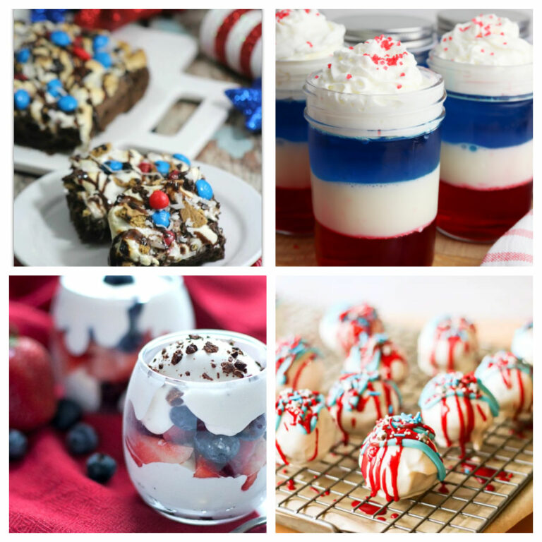 43 Easy Red, White and Blue Desserts for Patriotic Holidays