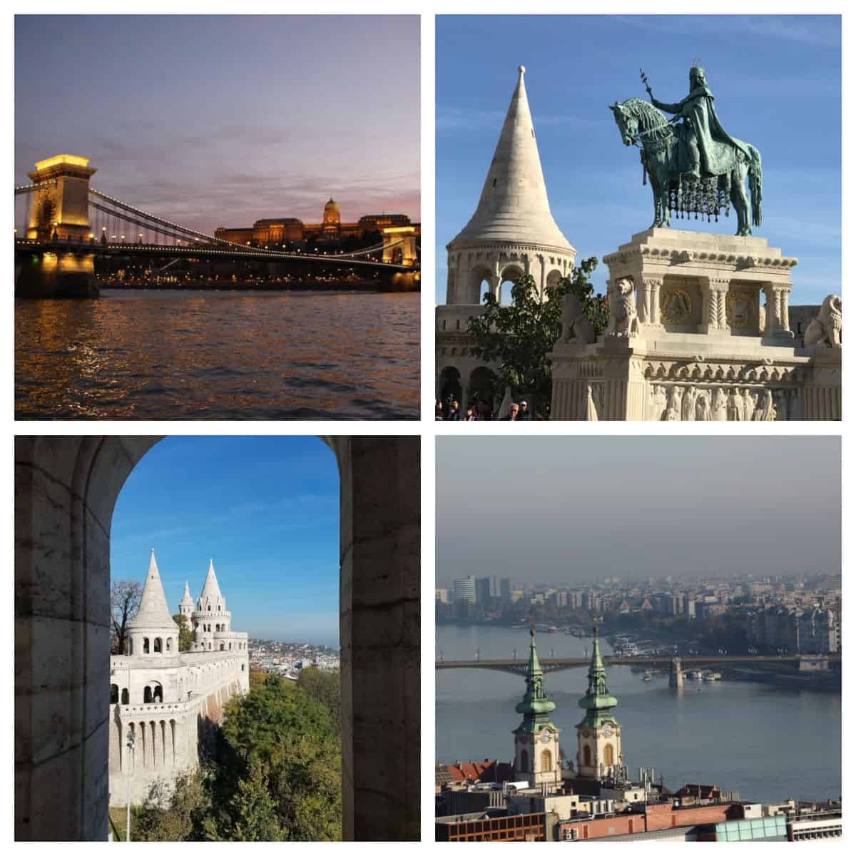 Sites in Budapest, Hungary.