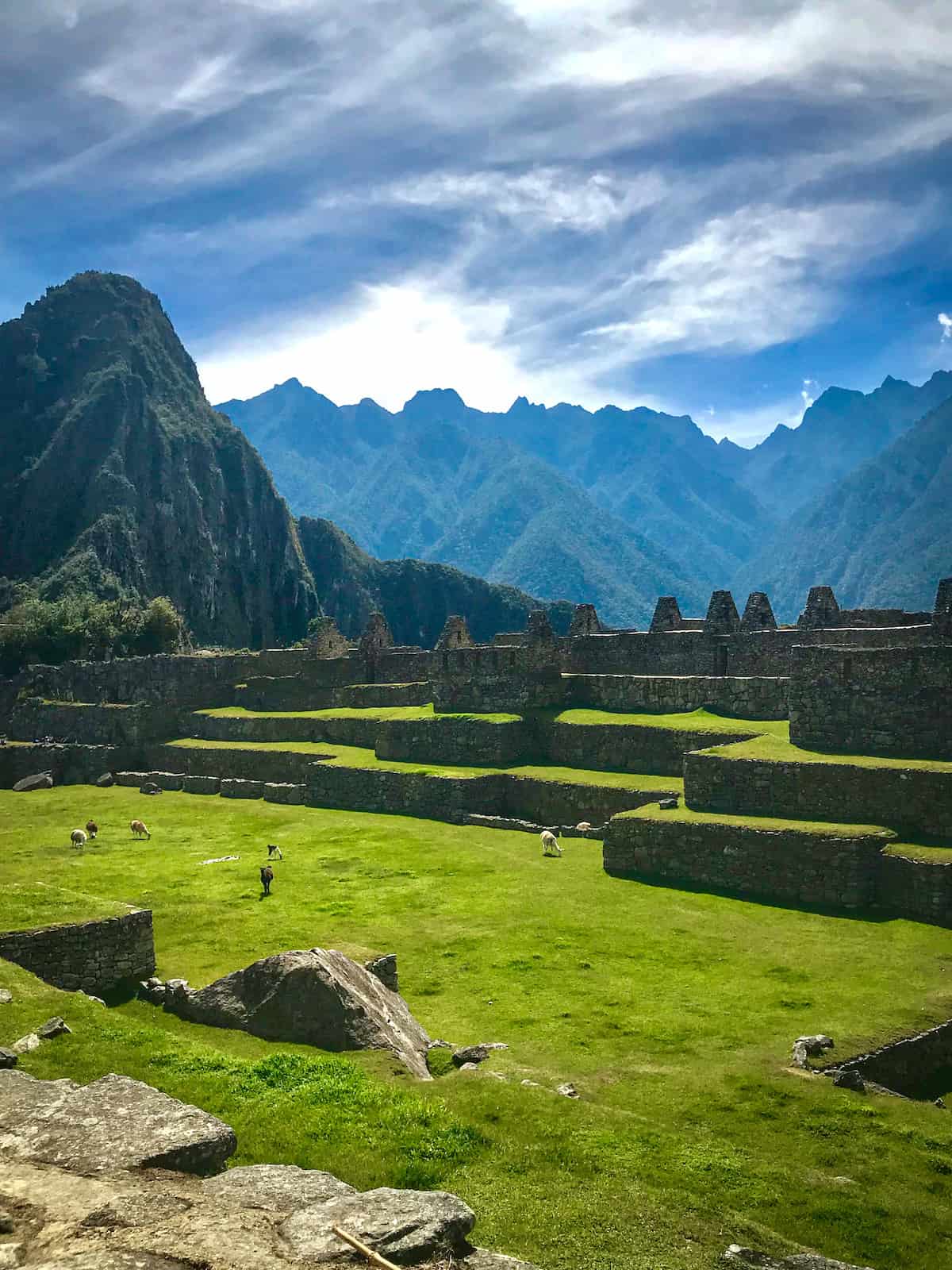 Machu Picchu in Peru.