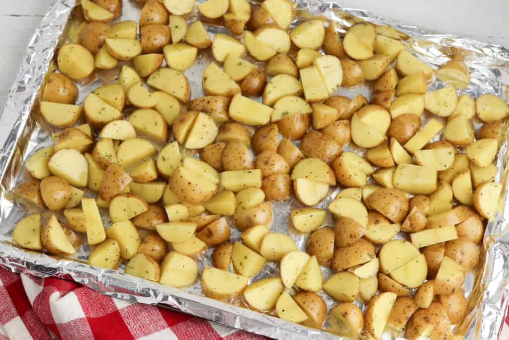 Crispy Country Potatoes Recipe Food Fun Faraway Places   Country Potatoes Sheet Pan 1024x683 