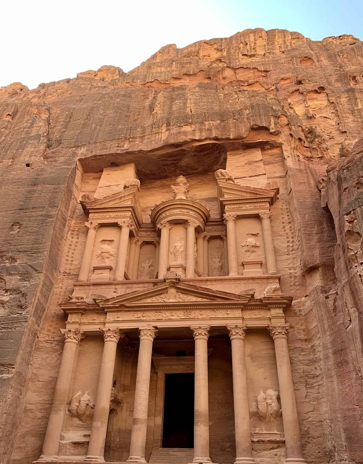 Treasury in Petra Jordan.