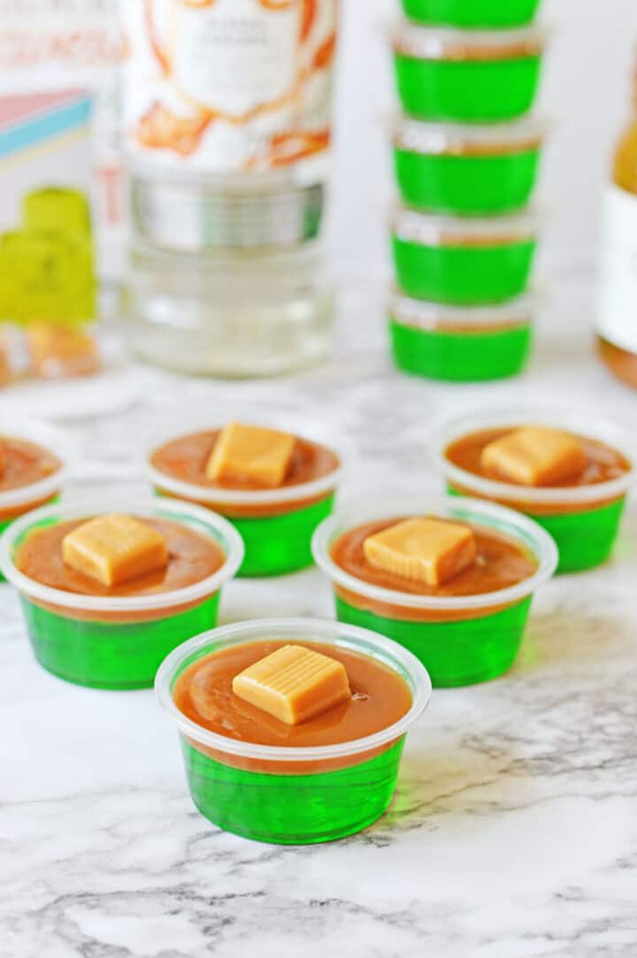 Caramel Apple Jello Shots Recipe Food Fun & Faraway Places