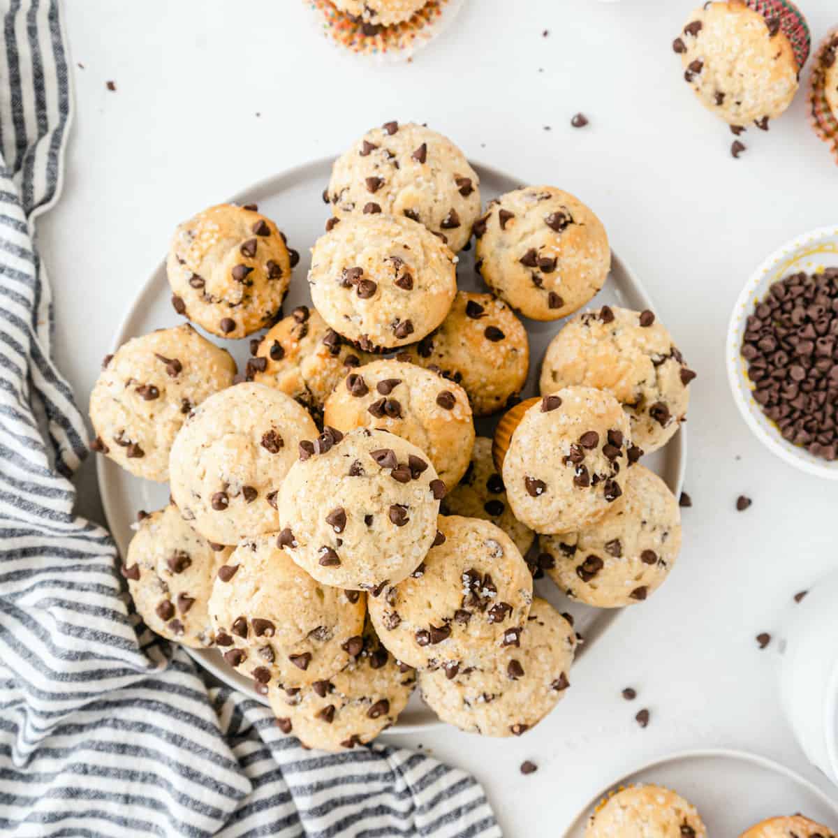 Chocolate Chip Mini Muffins
