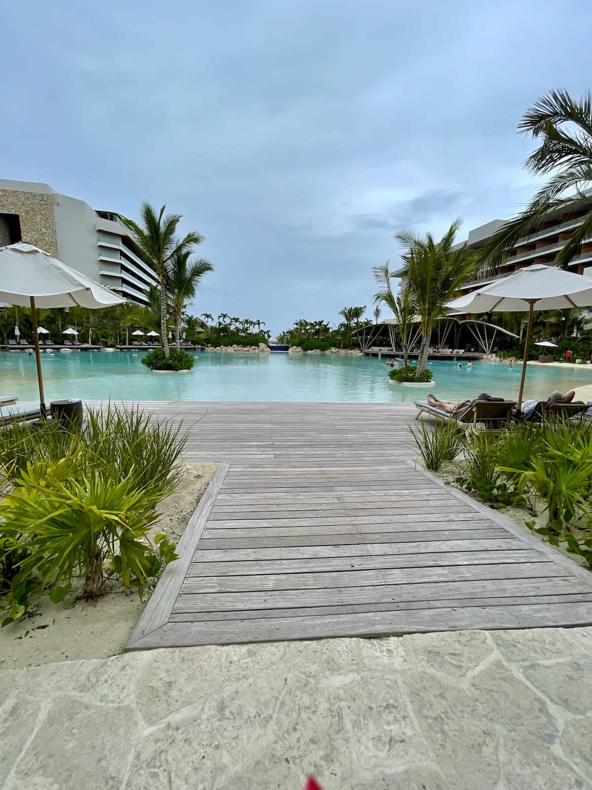 Pool at a resort.