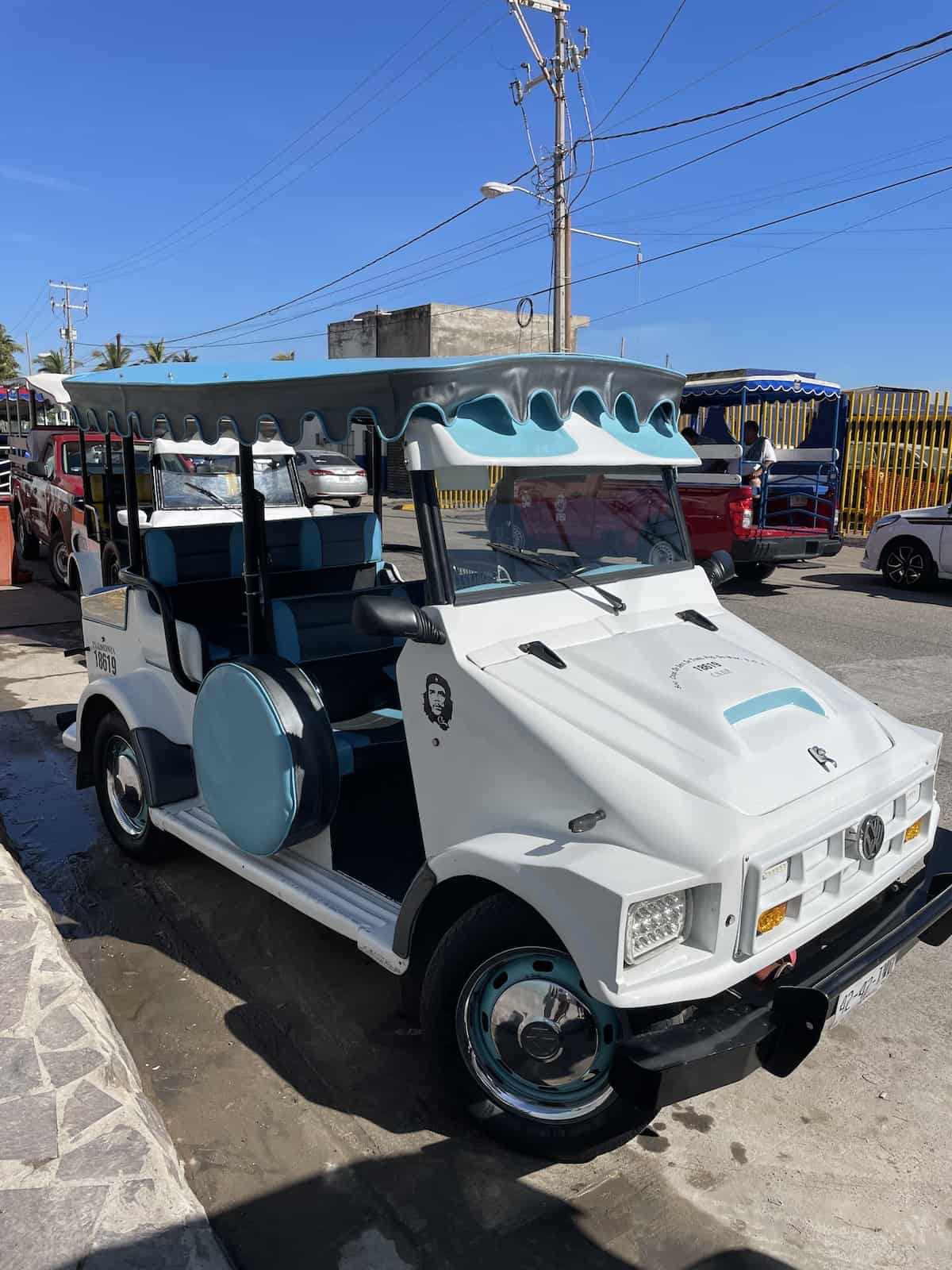 Tour jeep in Mexico.