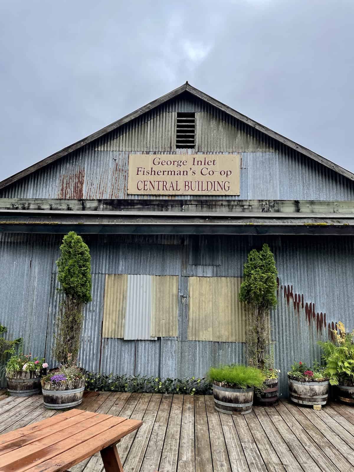 Old cannery building in Alaska.