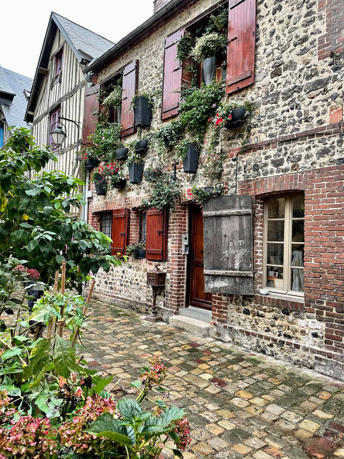 Old home in Honfleur France.